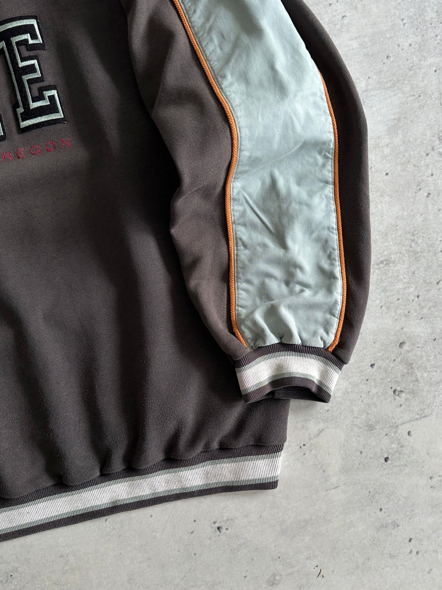 90's Nike Oregon Spell Out Crewneck Sweatshirt (XXL)