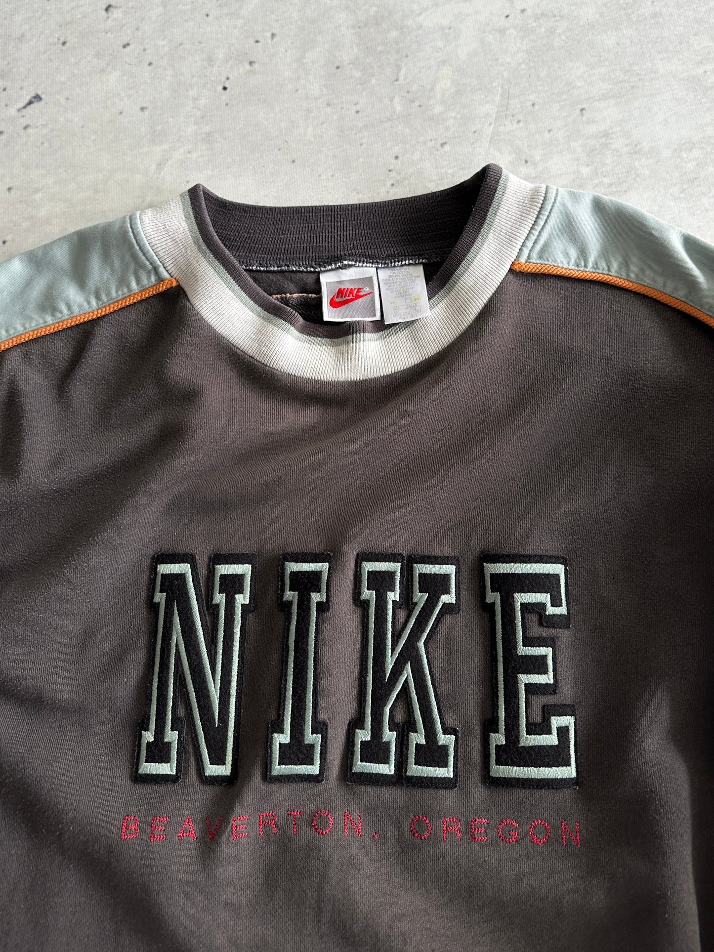 90's Nike Oregon Spell Out Crewneck Sweatshirt (XXL)