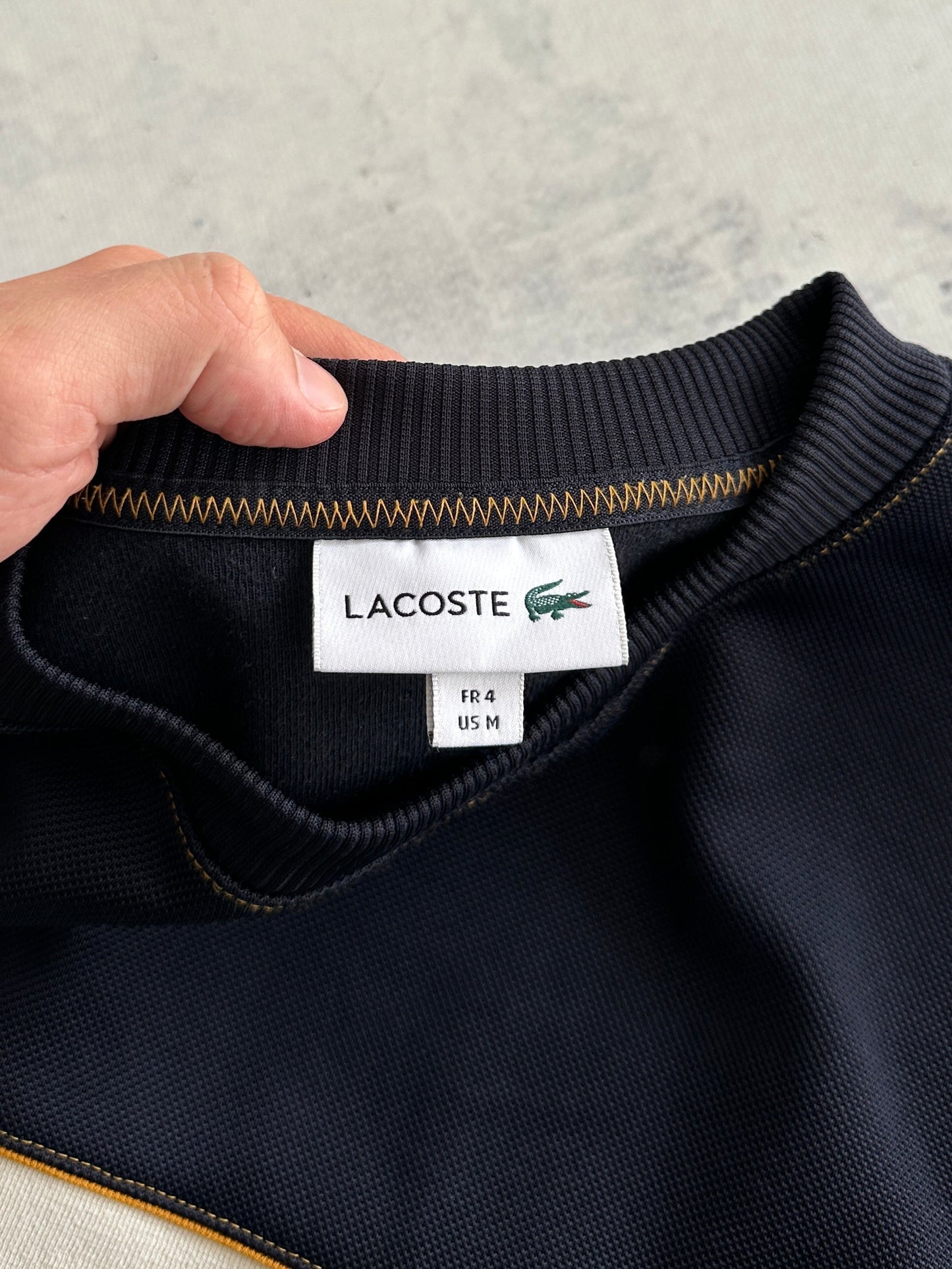 Lacoste Sport Colour Block Crewneck Sweatshirt (S)