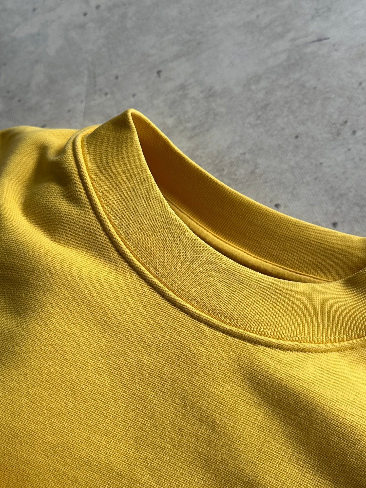 Jacquemus Heavyweight Grosgain patch logo Crewneck Sweatshirt (L)