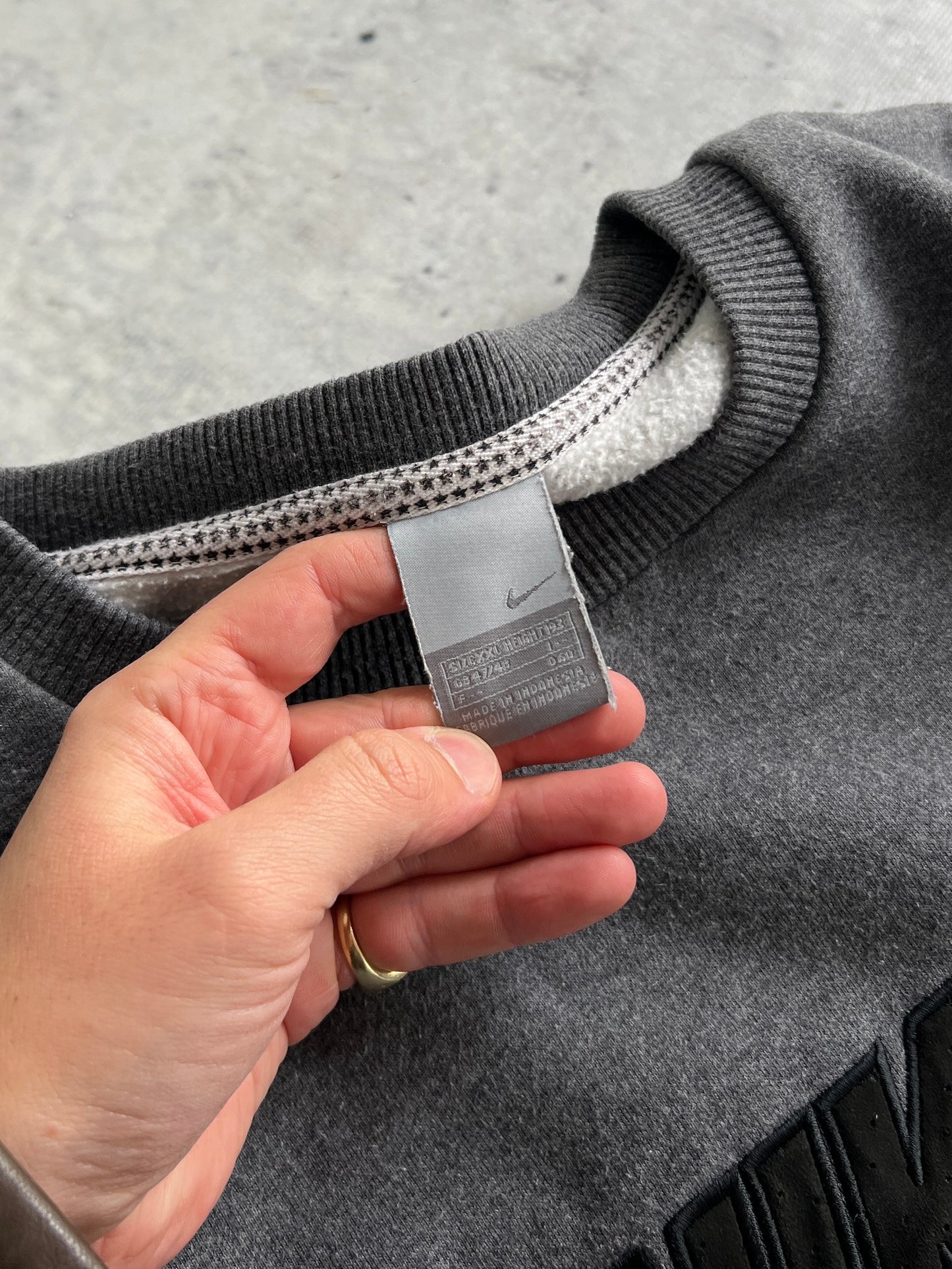 00's Nike Air Swoosh Crewneck Sweatshirt (XXL)