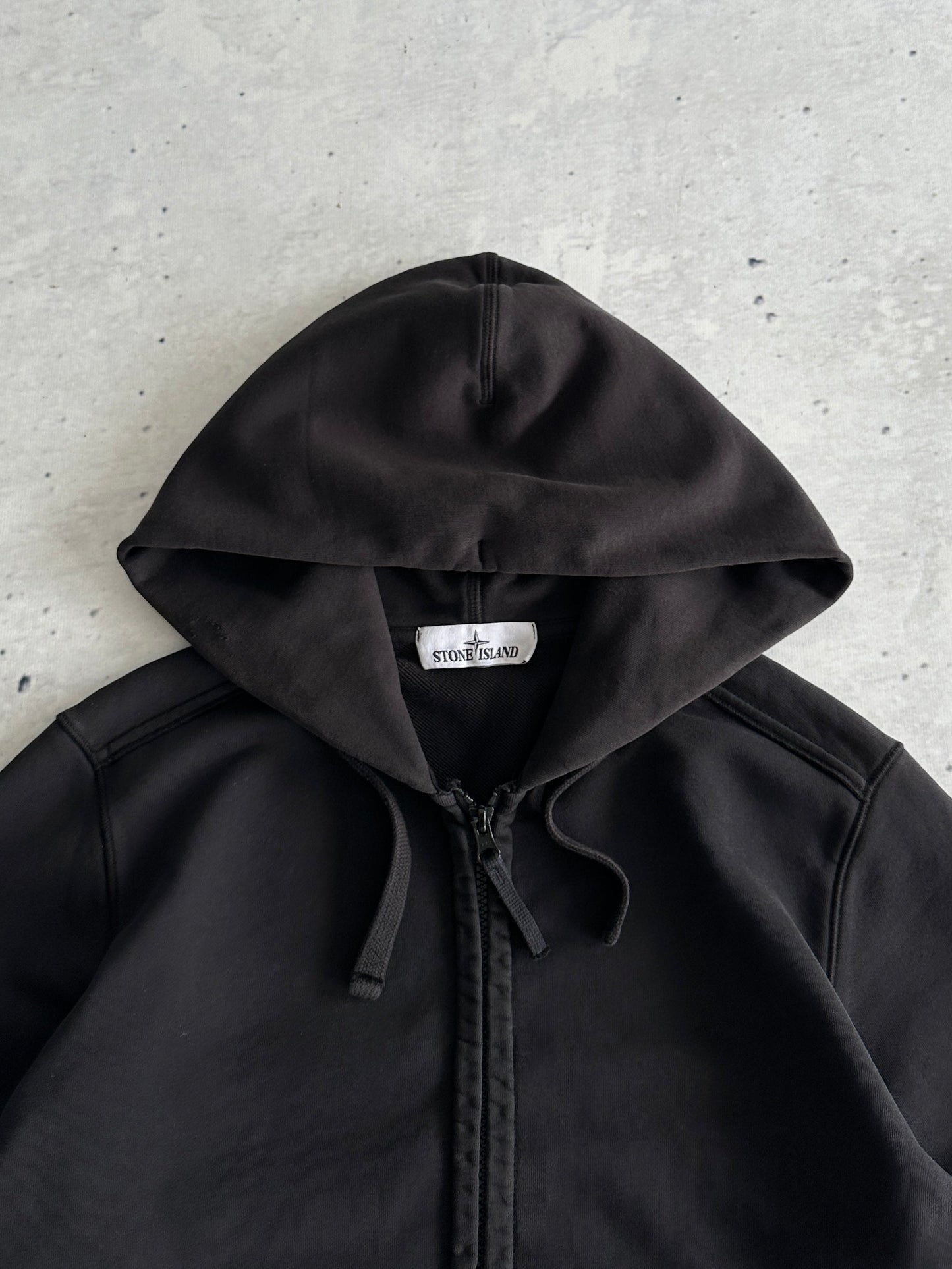 SS/19 Stone Island Heavyweight Zip Up Hoodie (S)