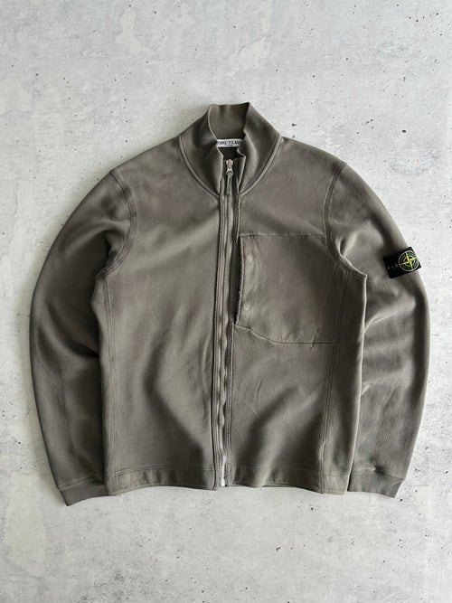 AW/07 Stone Island Heavyweight Zip Up Sweatshirt (L)