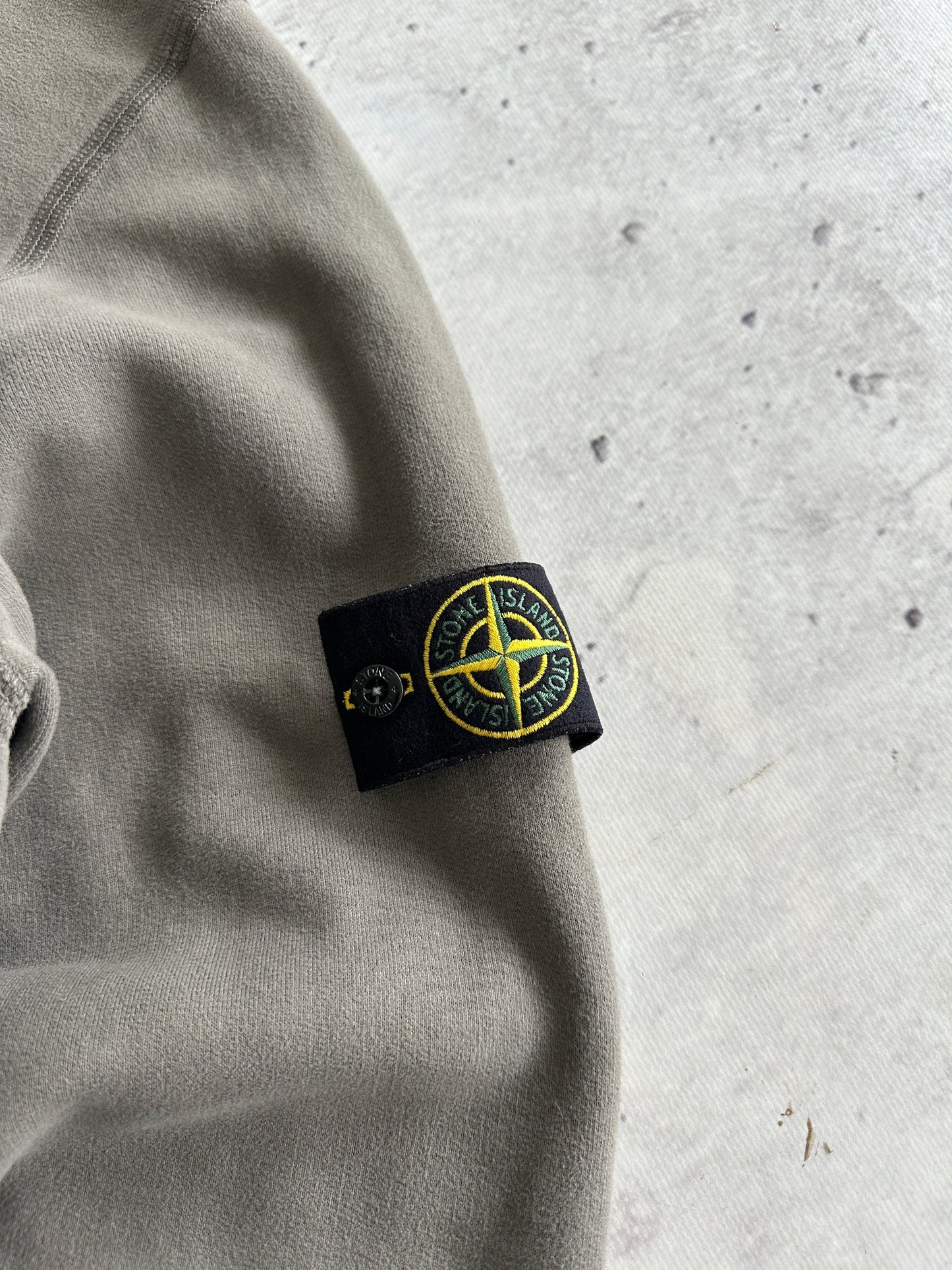 AW/07 Stone Island Heavyweight Zip Up Sweatshirt (L)