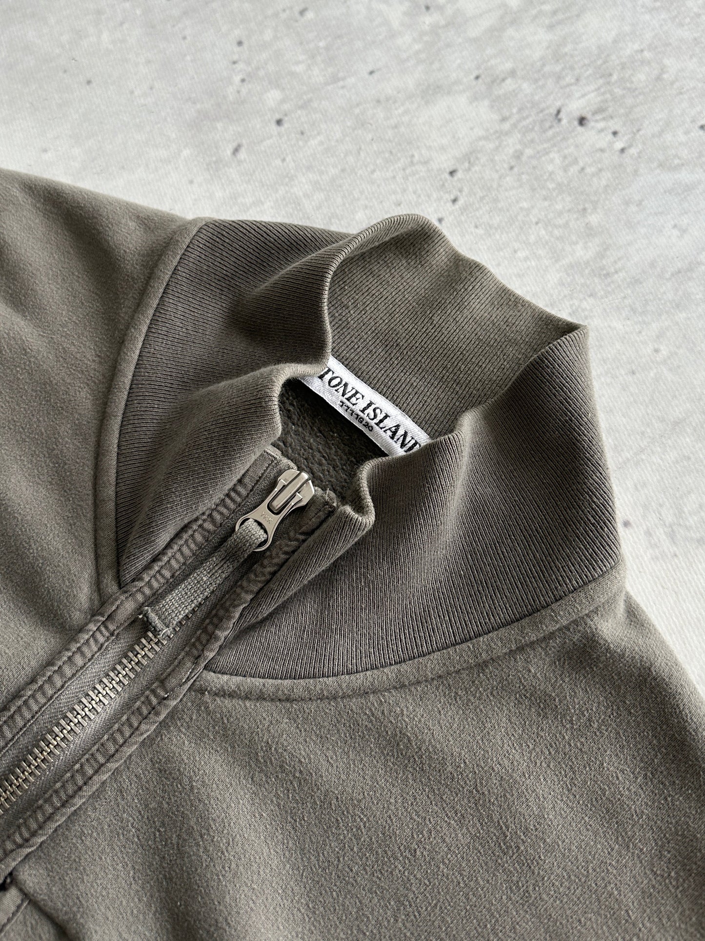 AW/07 Stone Island Heavyweight Zip Up Sweatshirt (L)