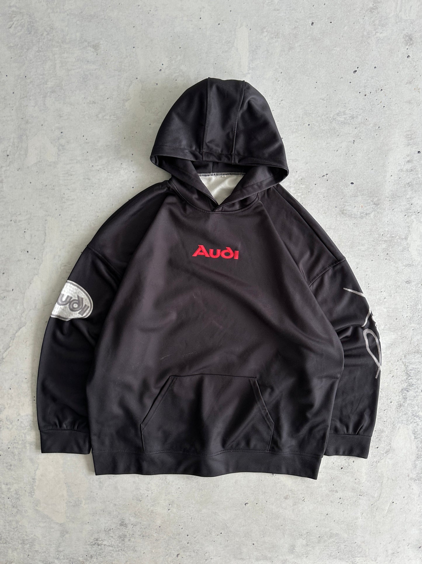 00's Audi Racing polyester Hoodie (XXL)