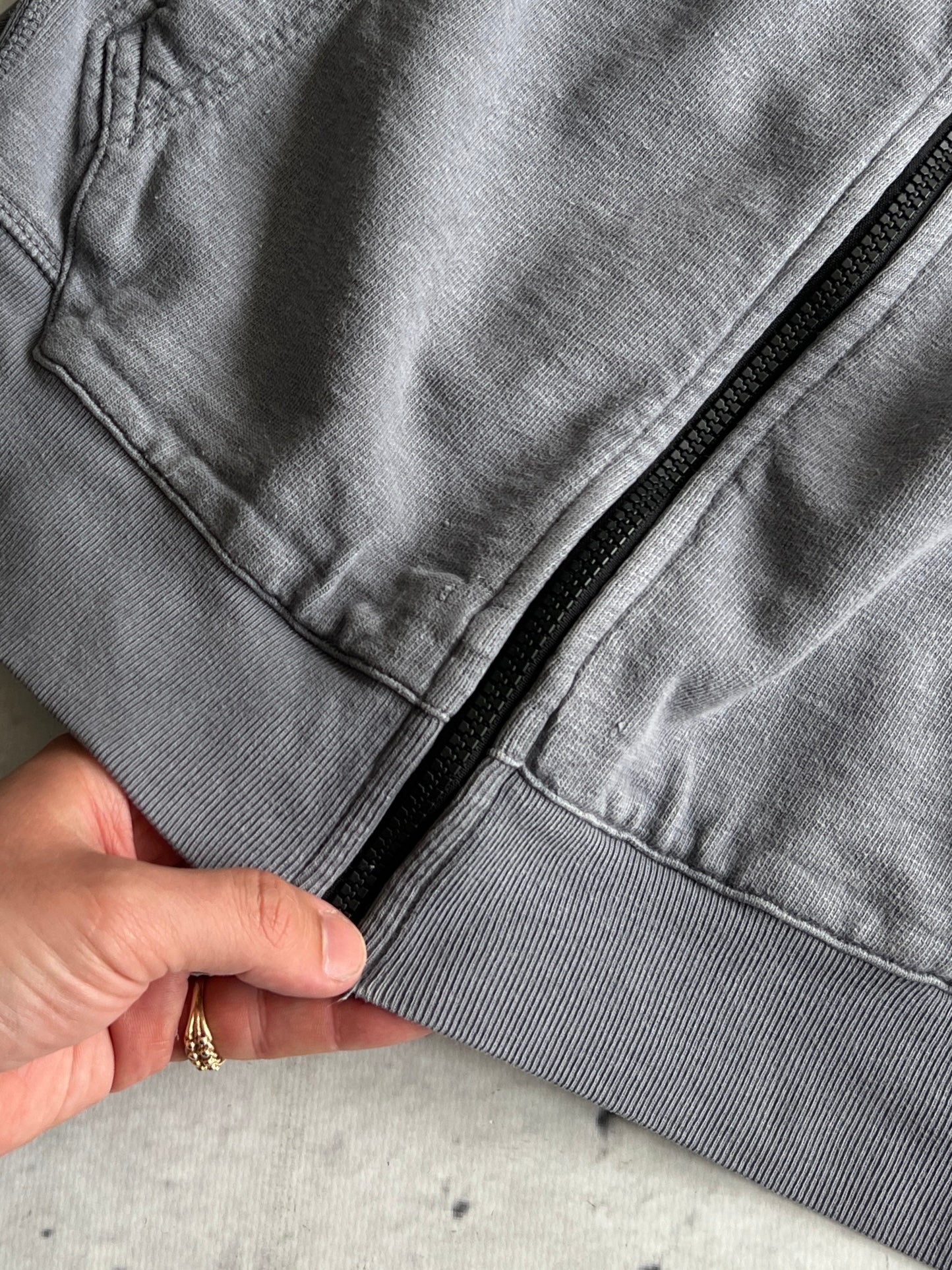 SS/16 Stone Island Zip Up Hoodie (L)