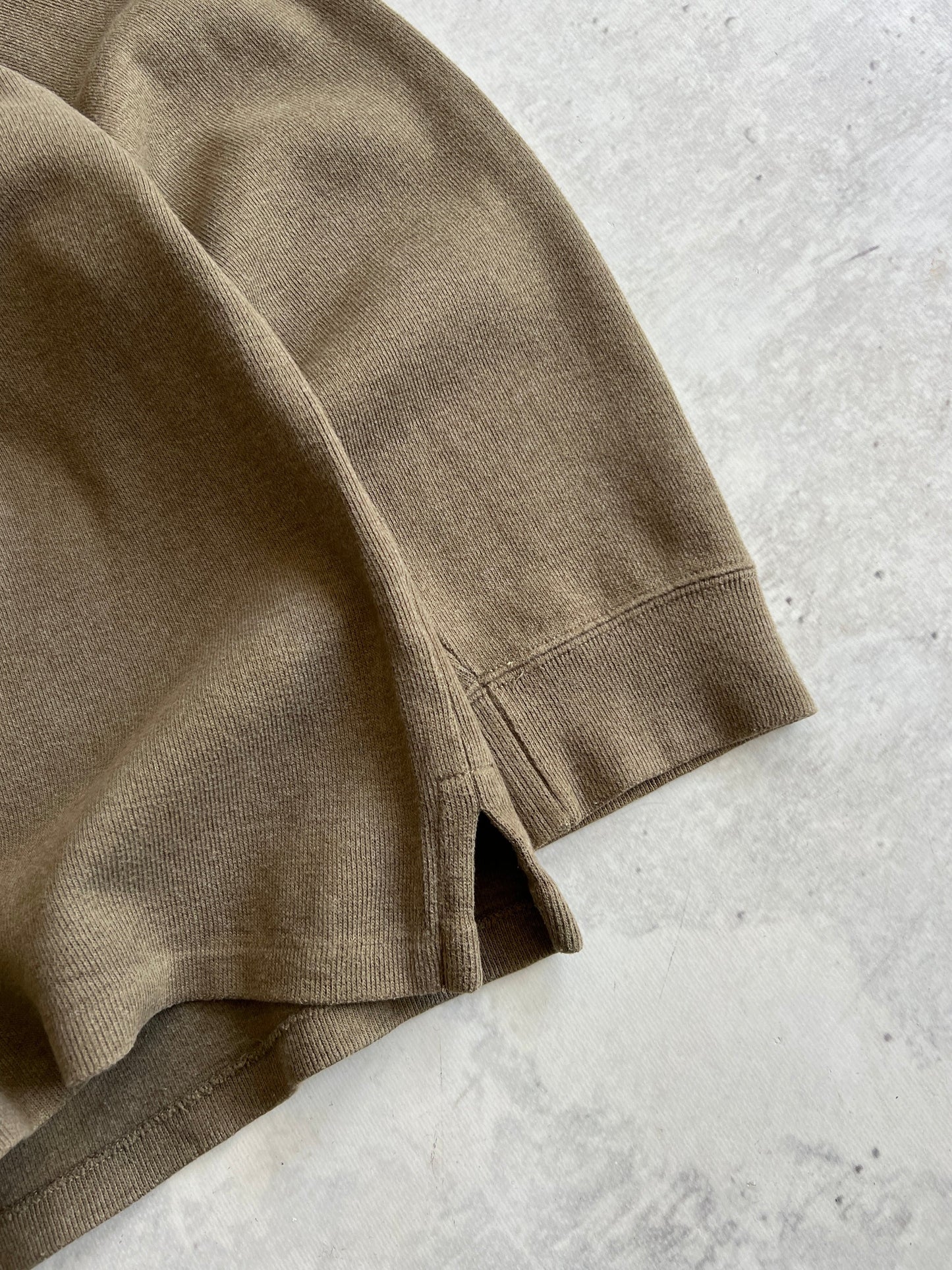 90's Ralph Lauren Heavyweight Ribbed 1/4 Zip Jumper (XXL)