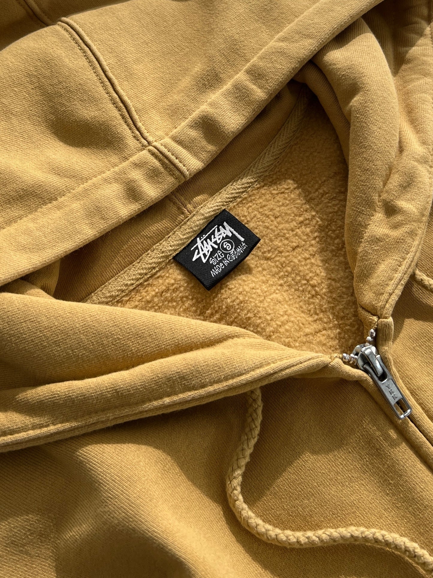 Stussy Script Heavyweight Zip Up Hoodie (S)