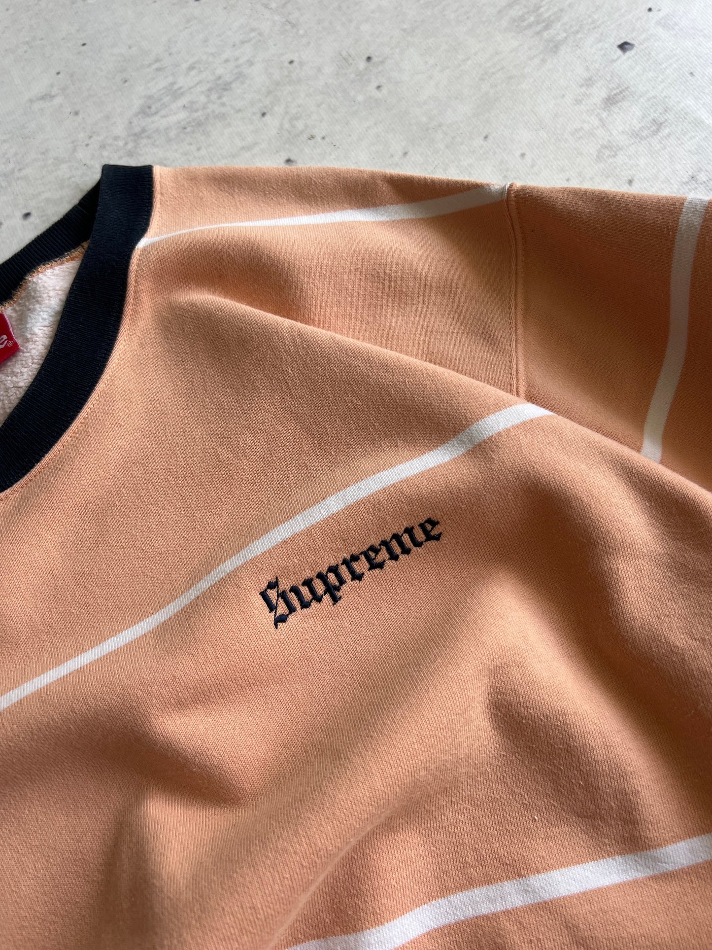 Supreme heavyweight spell out crewneck sweatshirt (L)