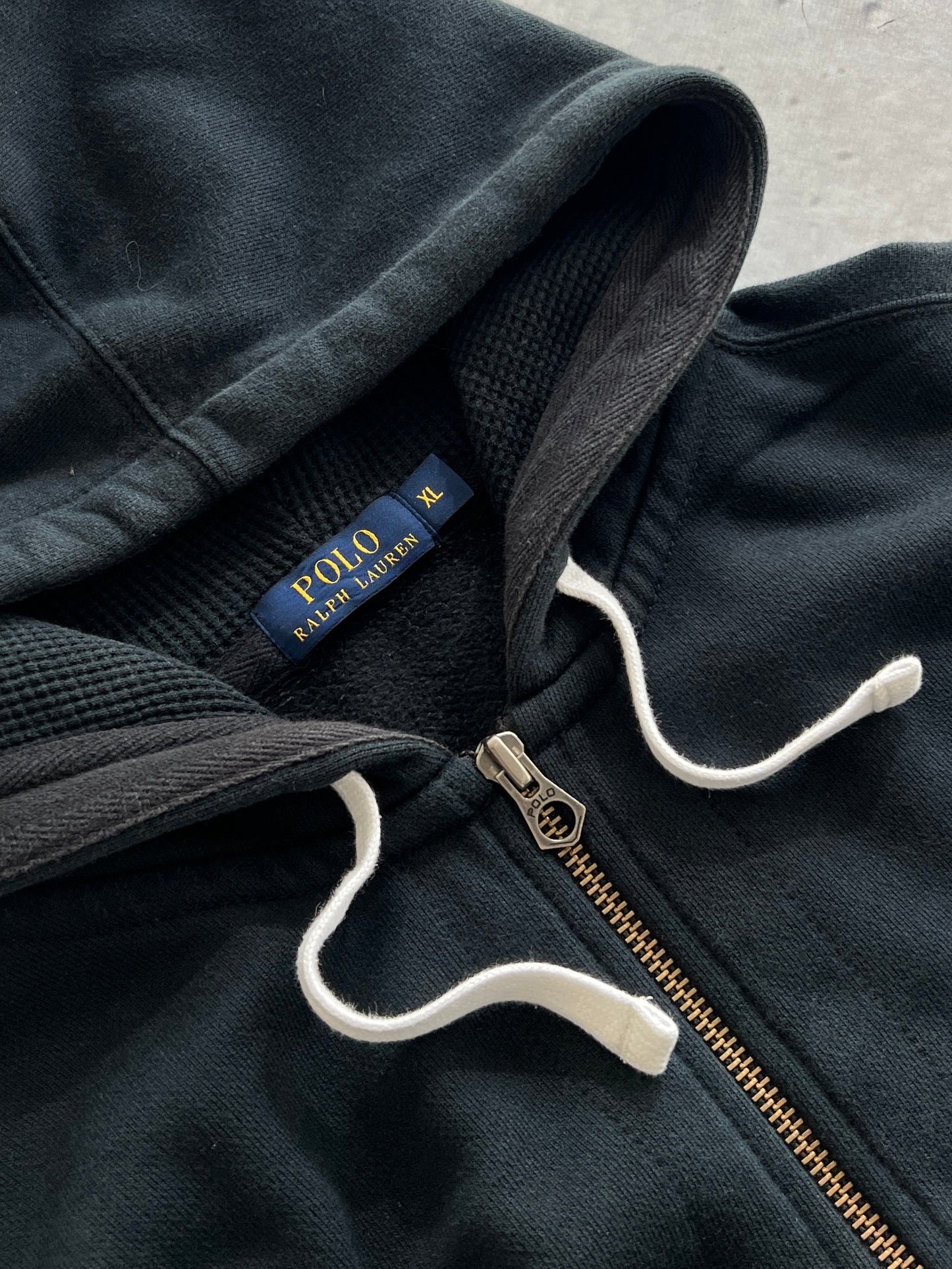 Ralph Lauren Heavyweight Zip Up Hoodie (XL)