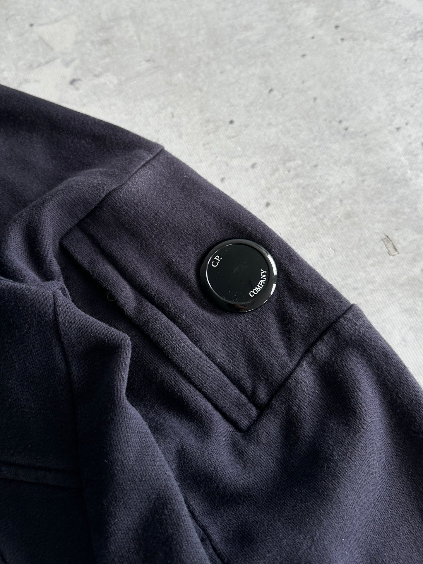 CP Company Lens Heavyweight Zip Up Sweatshirt (L)