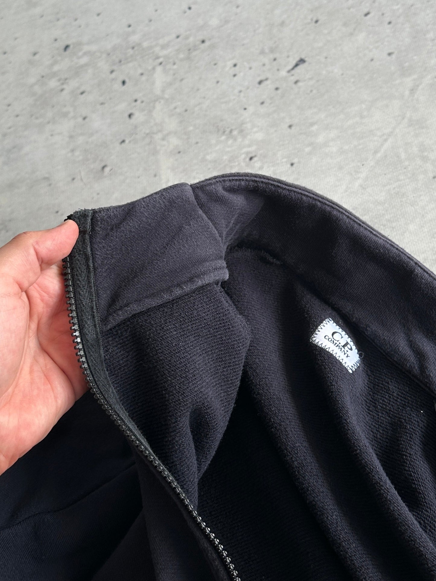 CP Company Lens Heavyweight Zip Up Sweatshirt (L)