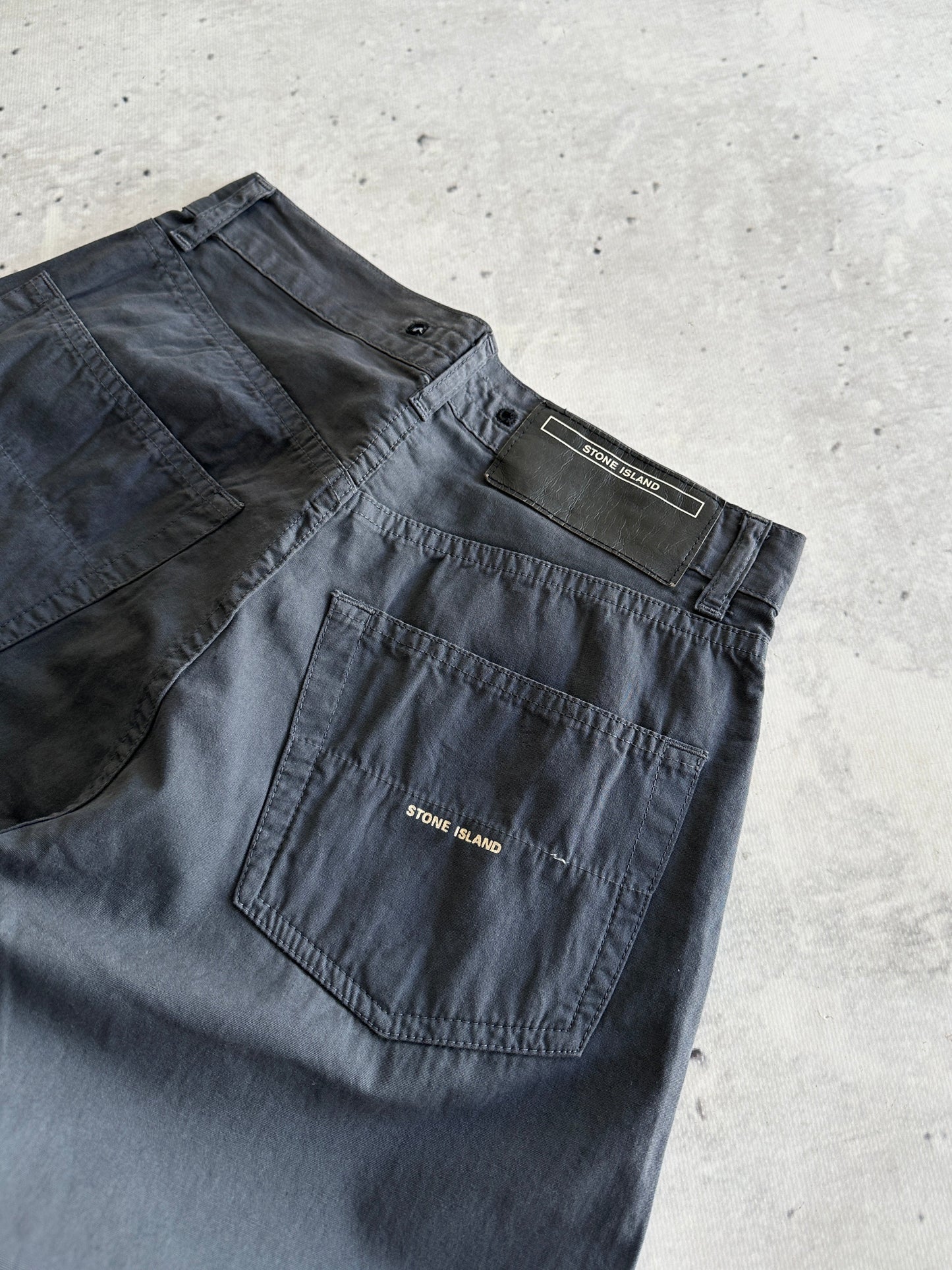 00's Stone Island Denims Straight Leg Trousers (W27)