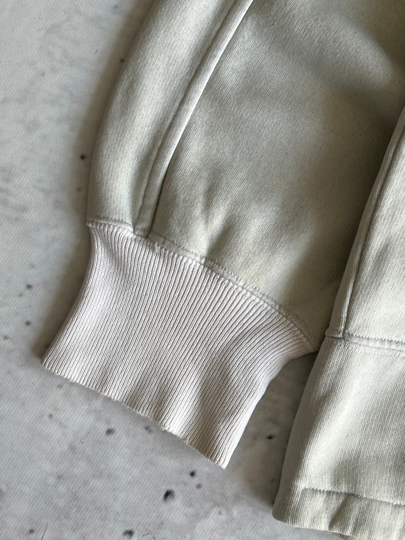 90's Stone Island marina Embroidered spell out Fleece lined Sweatshirt (XL)