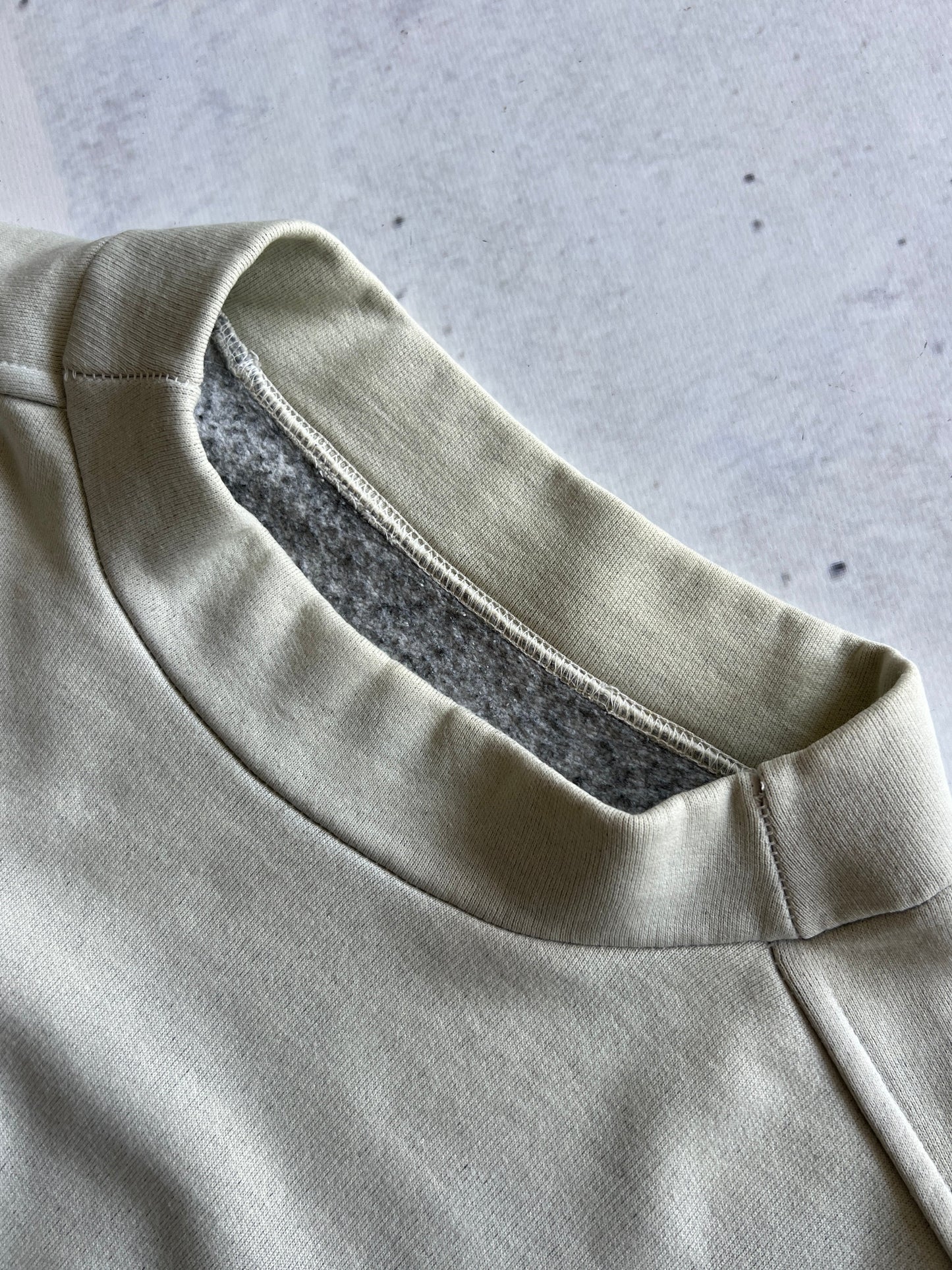 90's Stone Island marina Embroidered spell out Fleece lined Sweatshirt (XL)