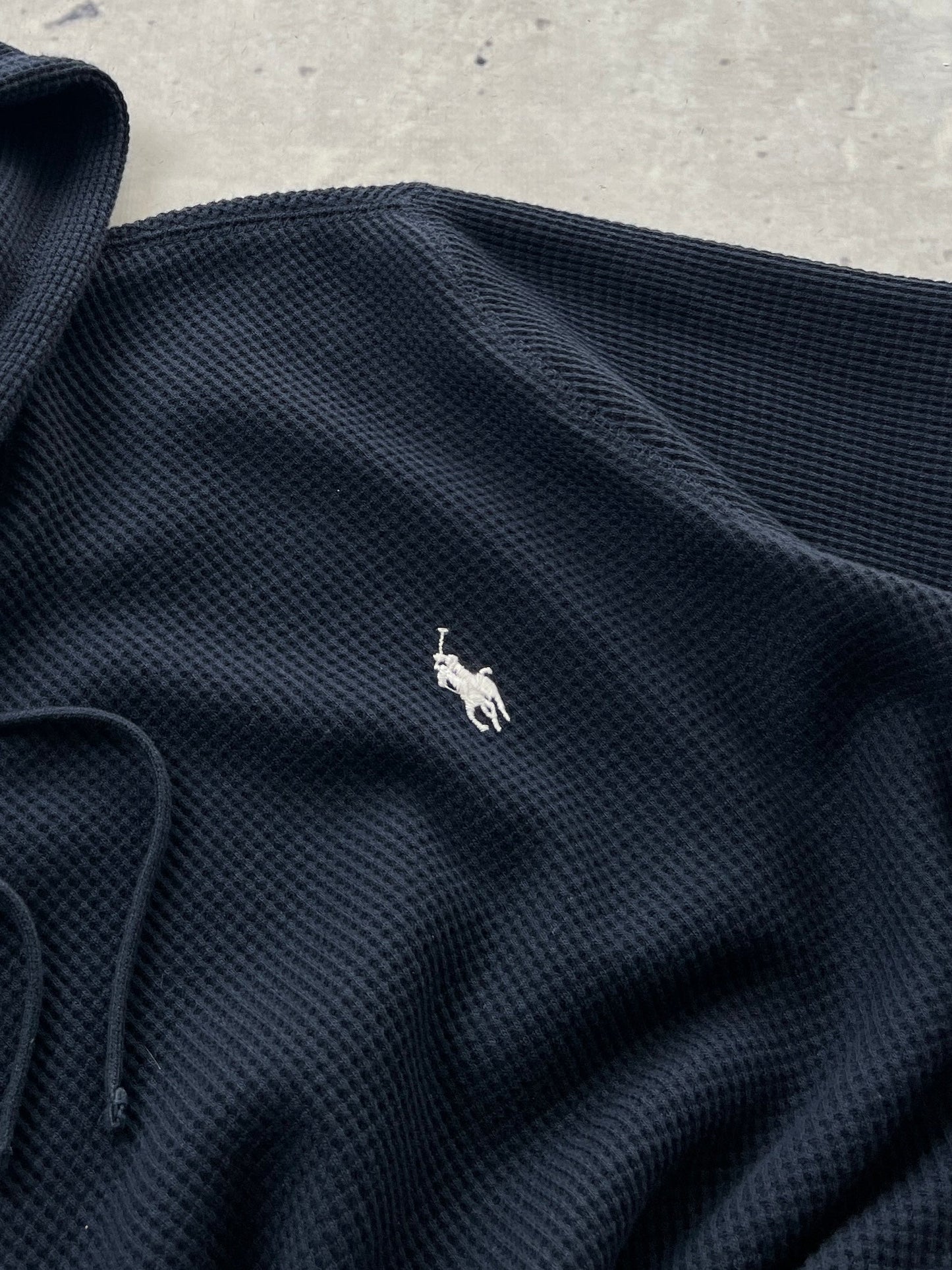 Ralph Lauren Lightweight Waffle Pullover Hoodie (M)