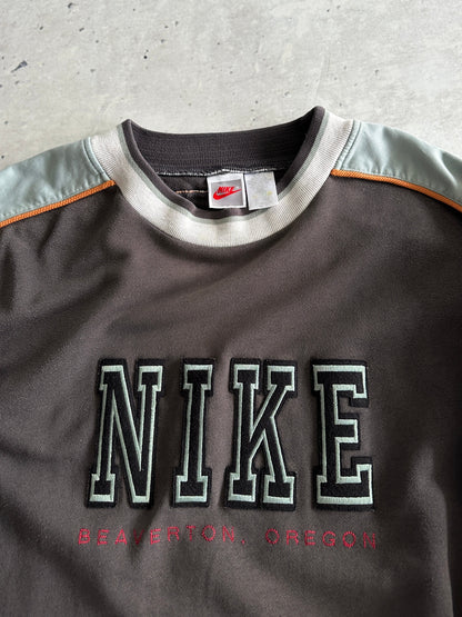 90's Nike Oregon Spell Out Crewneck Sweatshirt (XXL)