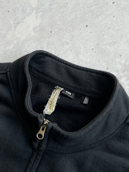 00's Oakley Heavyweight Spell Out Zip Up Sweatshirt (XXL)