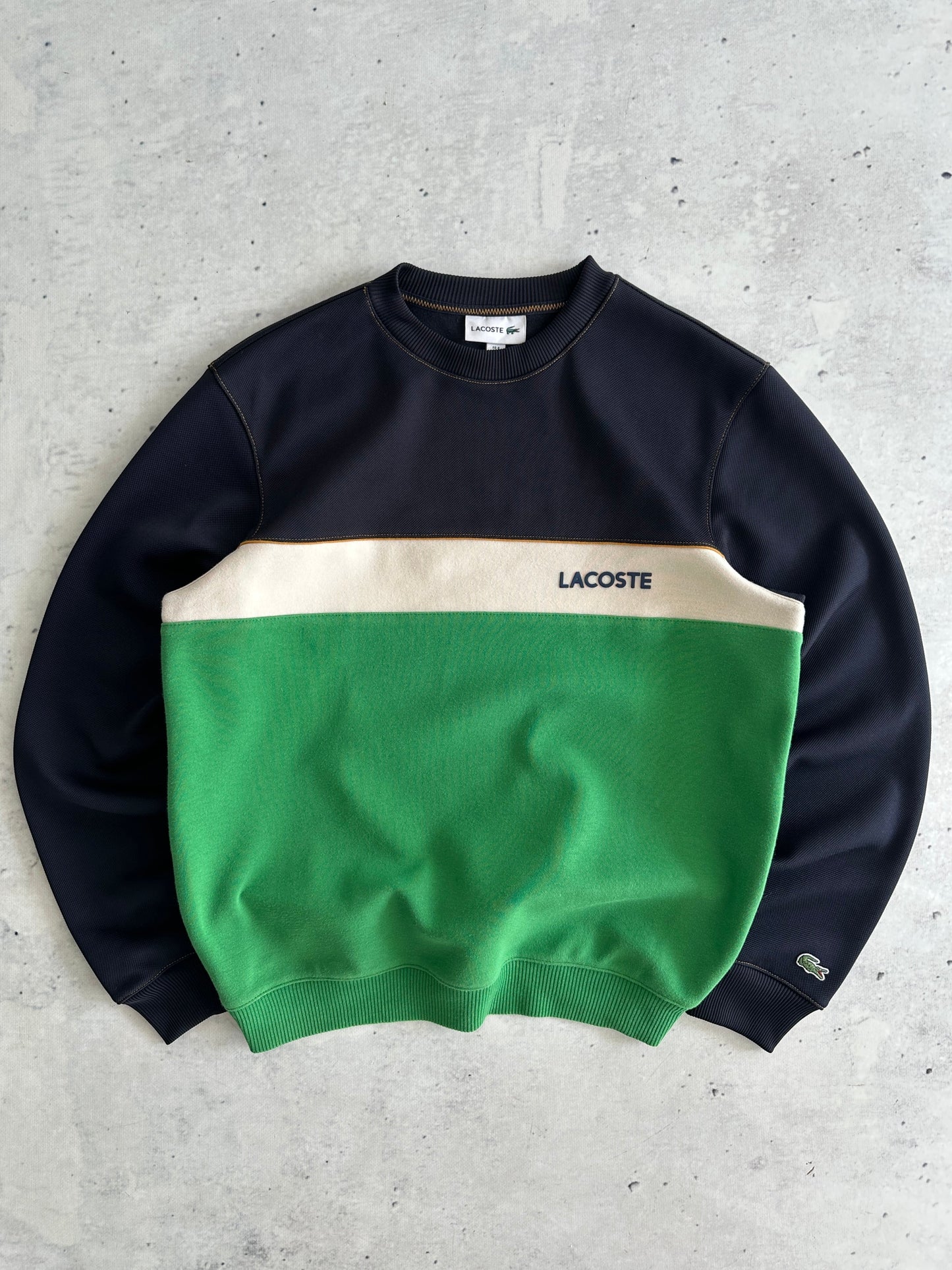 Lacoste Sport Colour Block Crewneck Sweatshirt (S)