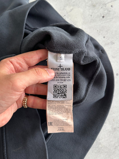 SS/20 Stone Island Overdyed Heavyweight Pullover Hoodie (S)