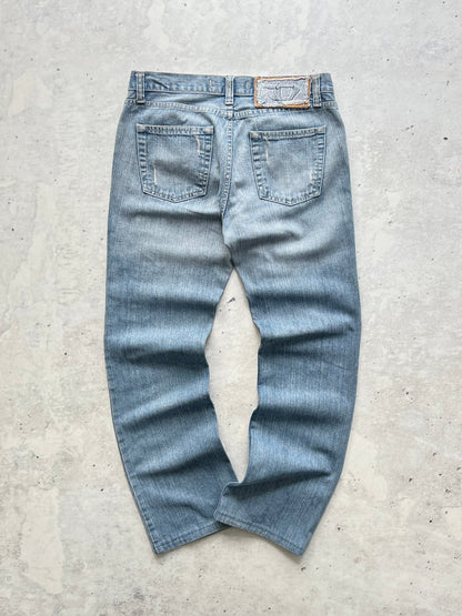 Vintage Diesel spell out Light Wash Jeans (Women's W29)