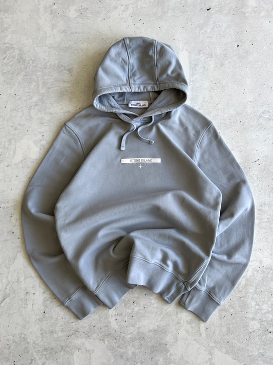AW/21 Stone Island heavyweight spell out hoodie (S)