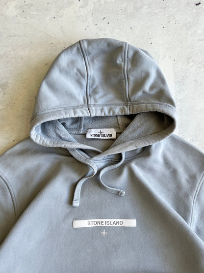 AW/21 Stone Island heavyweight spell out hoodie (S)