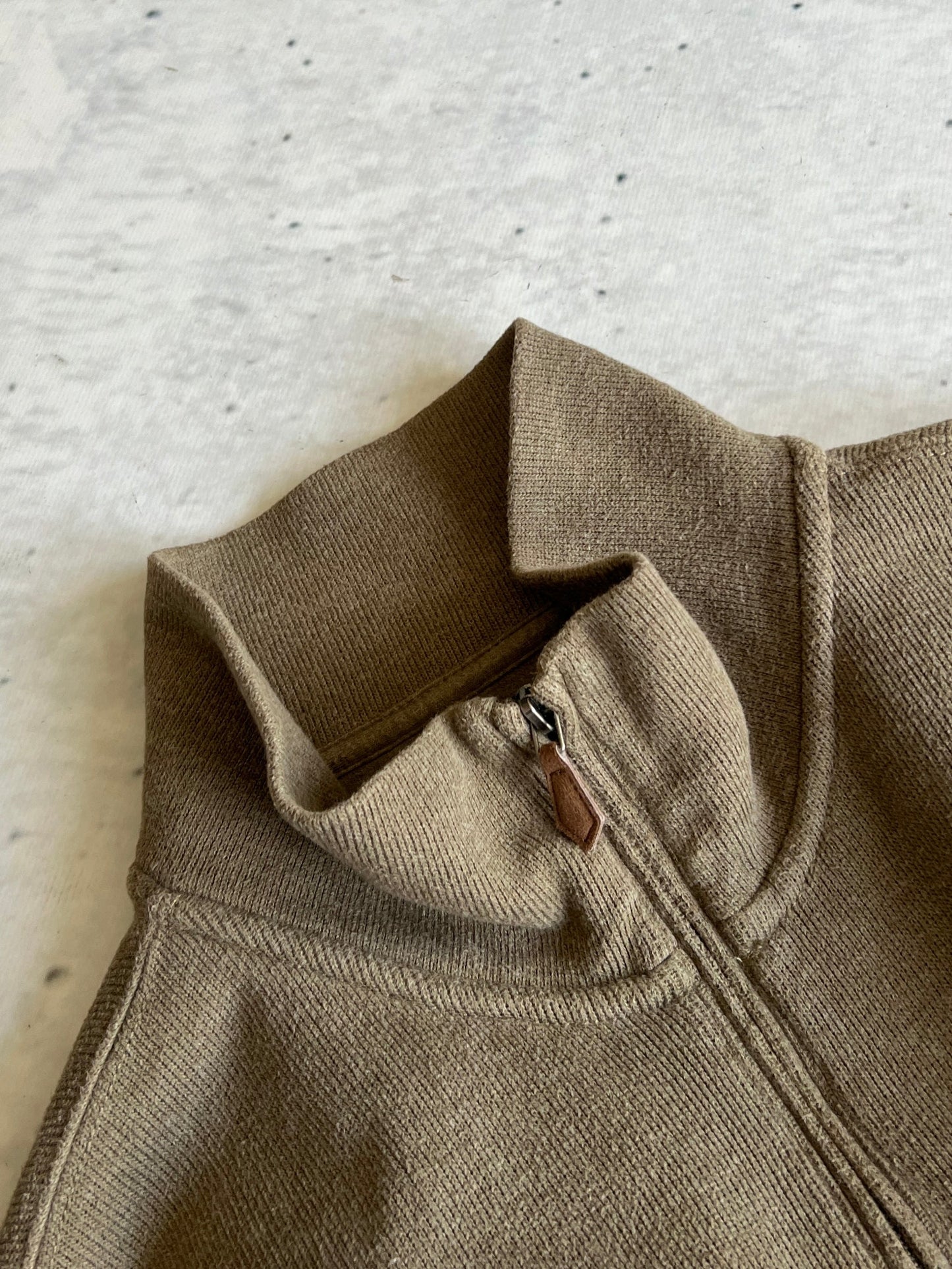 90's Ralph Lauren Heavyweight Ribbed 1/4 Zip Jumper (XXL)