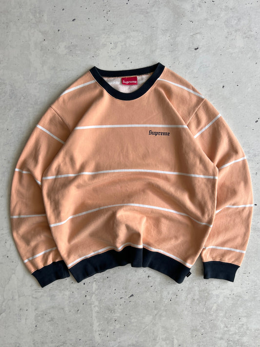 Supreme heavyweight spell out crewneck sweatshirt (L)