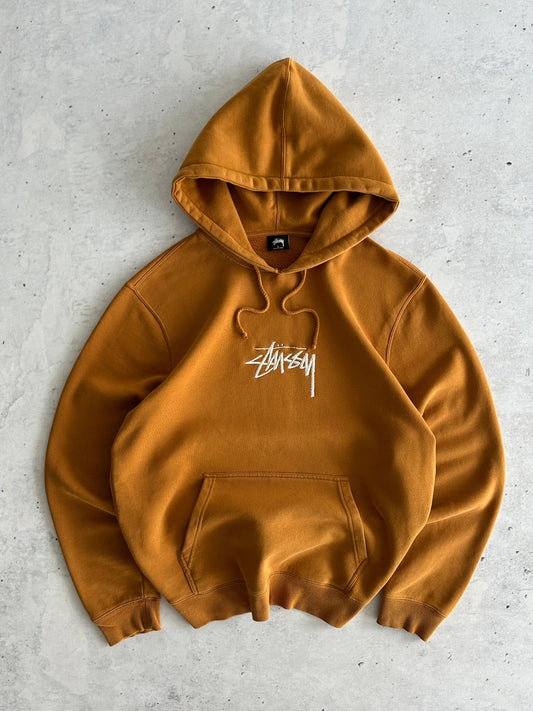 Stussy Embroidered Script Heavyweight Pullover Hoodie (L)
