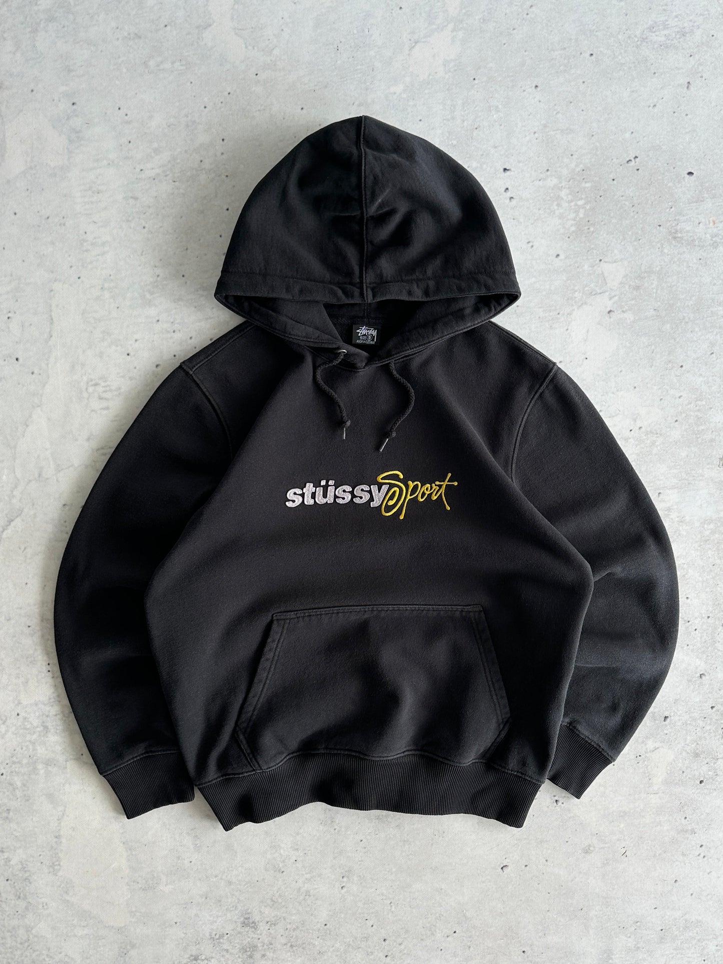 Stussy Sport Appliqué Heavyweight Pullover Hoodie (S)
