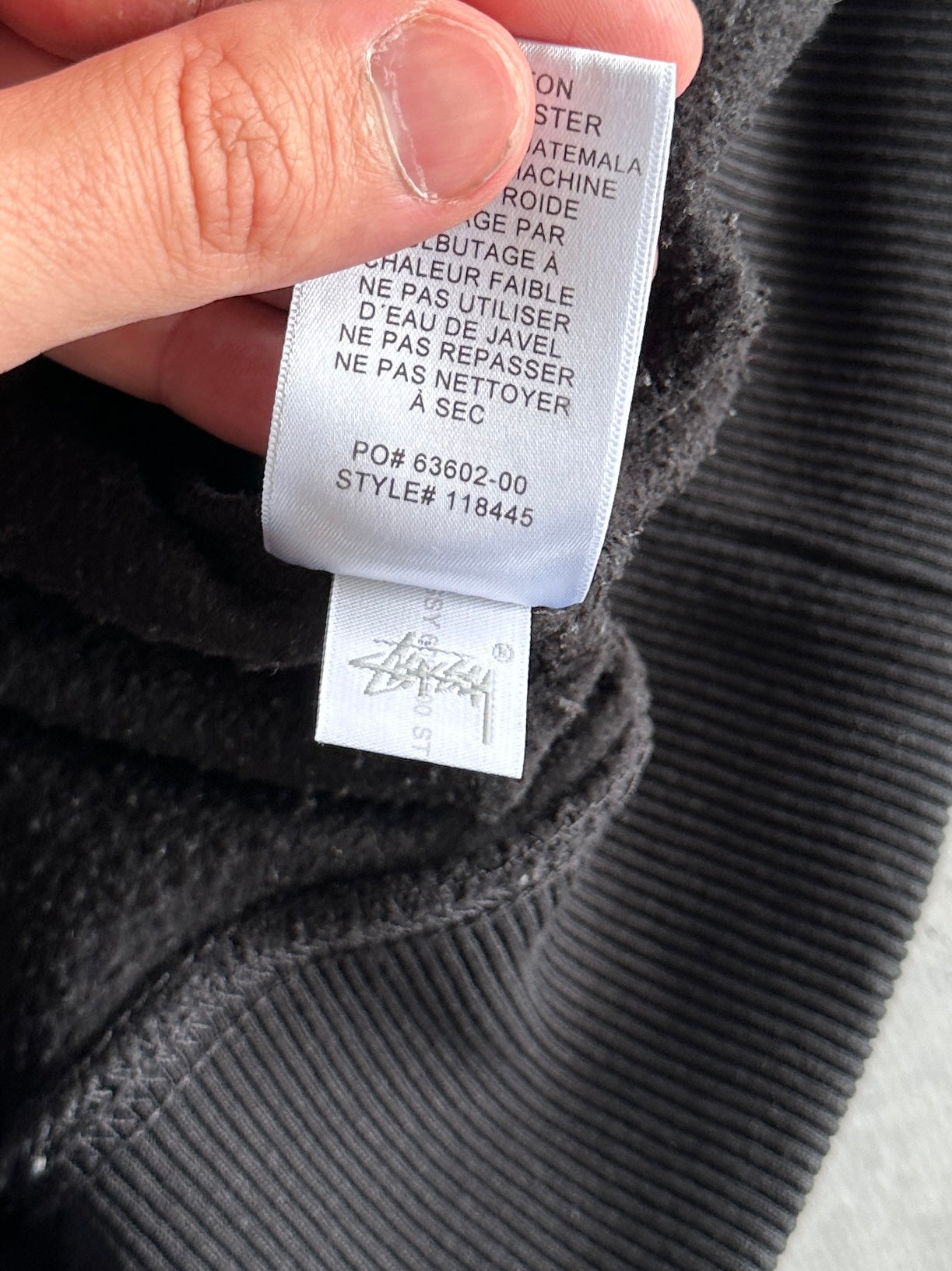 Stussy Sport Appliqué Heavyweight Pullover Hoodie (S)