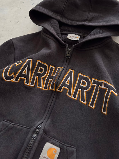 Vintage Carhartt Zip Up Spell Out Hoodie (Age 8-10)