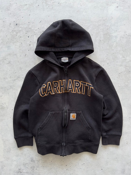 Vintage Carhartt Zip Up Spell Out Hoodie (Age 8-10)