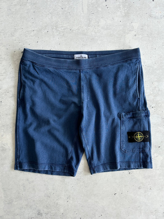 SS/16 Stone Island Garment dyed Bermuda cargo Sweat Shorts (XXL)