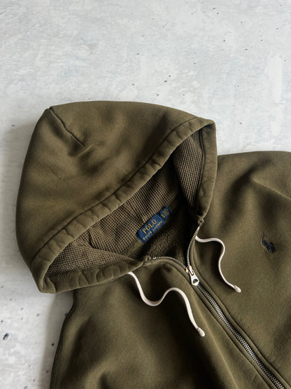 Ralph Lauren Fleece Lined Zip Up Hoodie (XXL)